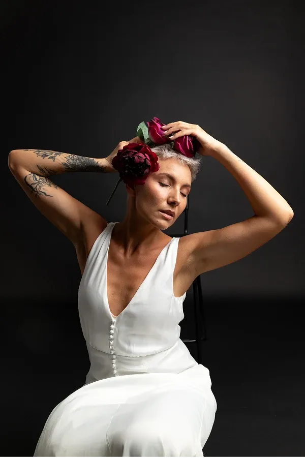 Self-portrait at Mira Mira Studios